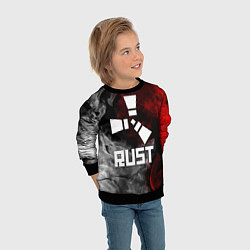 Свитшот детский RUST, цвет: 3D-черный — фото 2