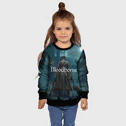 Свитшот детский Bloodborne, цвет: 3D-черный — фото 2