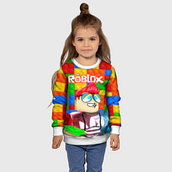 Свитшот детский ROBLOX 3, цвет: 3D-белый — фото 2