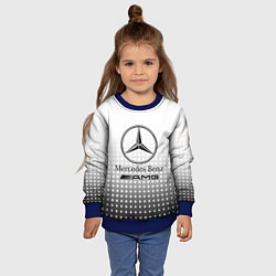 Свитшот детский Mercedes-Benz, цвет: 3D-синий — фото 2