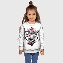 Свитшот детский In Flames, цвет: 3D-белый — фото 2