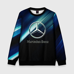 Свитшот детский Mercedes, цвет: 3D-черный