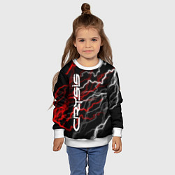 Свитшот детский CRYSIS, цвет: 3D-белый — фото 2