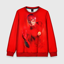Свитшот детский The Flash, цвет: 3D-красный