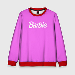 Свитшот детский Barbie, цвет: 3D-красный