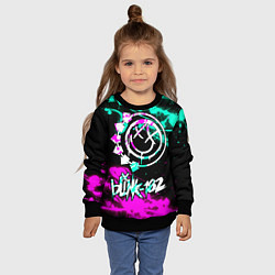 Свитшот детский Blink-182 6, цвет: 3D-черный — фото 2
