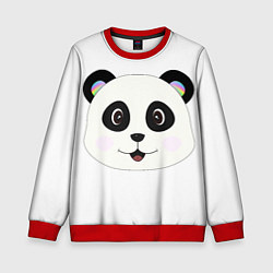 Свитшот детский Panda, цвет: 3D-красный