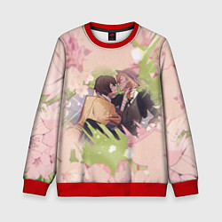 Свитшот детский Дазай и Чуя, цвет: 3D-красный