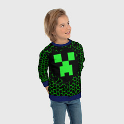 Свитшот детский Minecraft, цвет: 3D-синий — фото 2