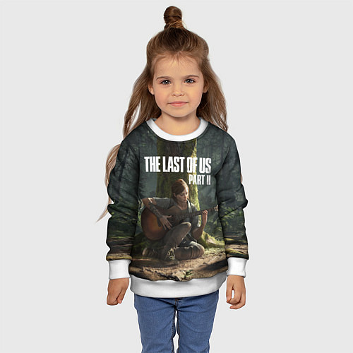 Детский свитшот The Last of Us part 2 / 3D-Белый – фото 4