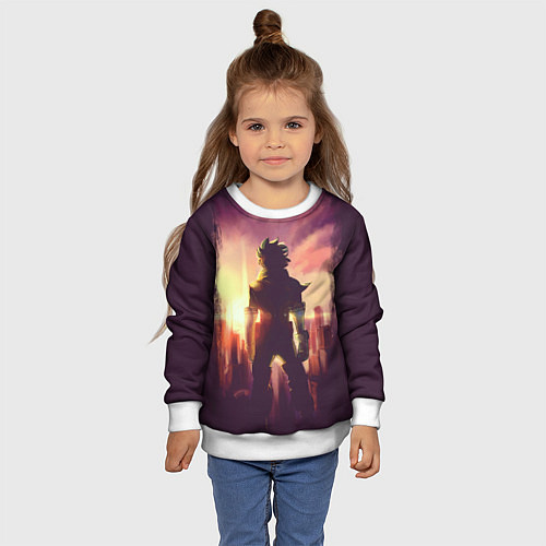 Детский свитшот Моя геройская академия / 3D-Белый – фото 4