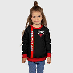 Свитшот детский CHICAGO BULLS, цвет: 3D-красный — фото 2
