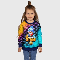 Свитшот детский BRAWL STARS GALE, цвет: 3D-синий — фото 2