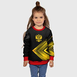 Свитшот детский Россия, цвет: 3D-красный — фото 2