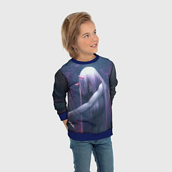 Свитшот детский DARLING IN THE FRANXX, цвет: 3D-синий — фото 2