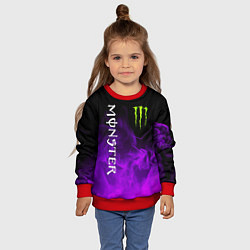 Свитшот детский MONSTER ENERGY, цвет: 3D-красный — фото 2