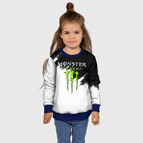 Детский свитшот MONSTER ENERGY / 3D-Синий – фото 4