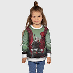 Свитшот детский The Witcher 5-летие, цвет: 3D-белый — фото 2