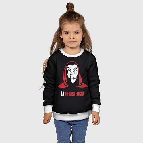 Детский свитшот VALORANT / 3D-Белый – фото 4