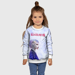 Свитшот детский Bloodlines 2, цвет: 3D-белый — фото 2
