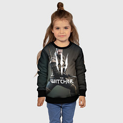 Свитшот детский The Witcher, цвет: 3D-черный — фото 2