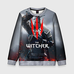 Свитшот детский The Witcher, цвет: 3D-меланж