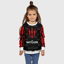 Свитшот детский The Witcher, цвет: 3D-белый — фото 2
