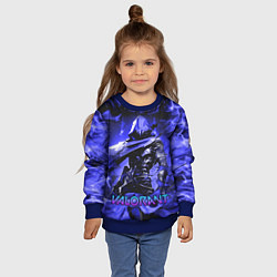 Свитшот детский VALORANT OMEN, цвет: 3D-синий — фото 2