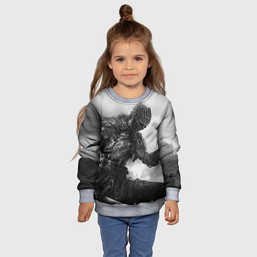 Детский свитшот DARK SOULS / 3D-Меланж – фото 4