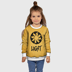 Свитшот детский Emblems Light, цвет: 3D-белый — фото 2