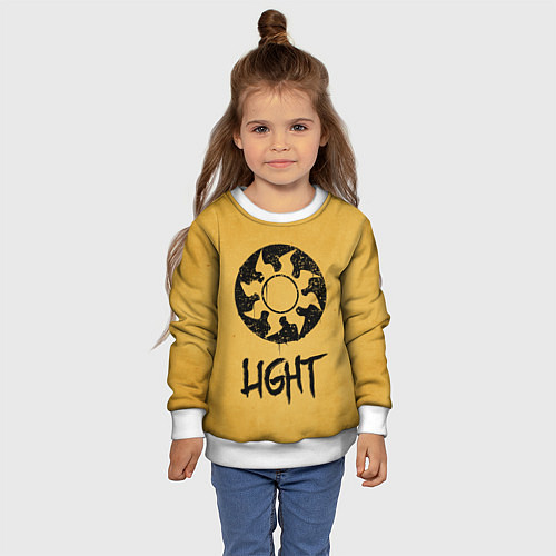 Детский свитшот Emblems Light / 3D-Белый – фото 4
