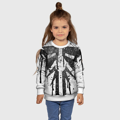Детский свитшот THE LAST OF US 2 / 3D-Белый – фото 4