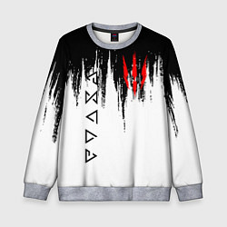 Свитшот детский The Witcher, цвет: 3D-меланж