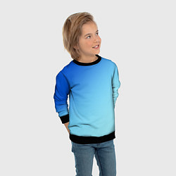 Свитшот детский Blue, цвет: 3D-черный — фото 2