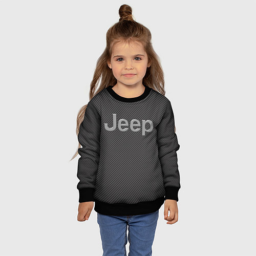 Детский свитшот JEEP / 3D-Черный – фото 4