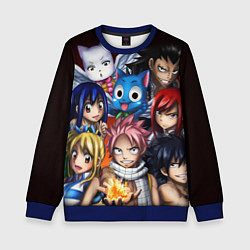 Свитшот детский FAIRY TAIL ХВОСТ ФЕИ, цвет: 3D-синий