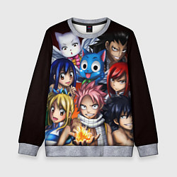 Свитшот детский FAIRY TAIL ХВОСТ ФЕИ, цвет: 3D-меланж