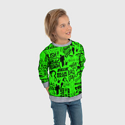 Свитшот детский BILLIE EILISH БИЛЛИ АЙЛИШ, цвет: 3D-меланж — фото 2