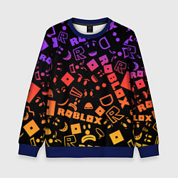 Свитшот детский Roblox, цвет: 3D-синий