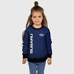 Свитшот детский SUBARU, цвет: 3D-черный — фото 2