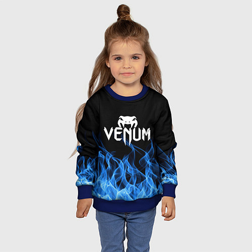Детский свитшот VENUM / 3D-Синий – фото 4