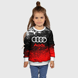 Свитшот детский AUDI, цвет: 3D-белый — фото 2