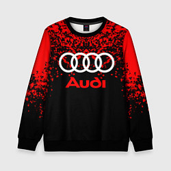 Свитшот детский AUDI, цвет: 3D-черный