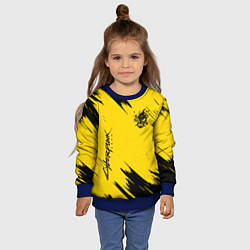 Свитшот детский CYBERPUNK 2077, цвет: 3D-синий — фото 2