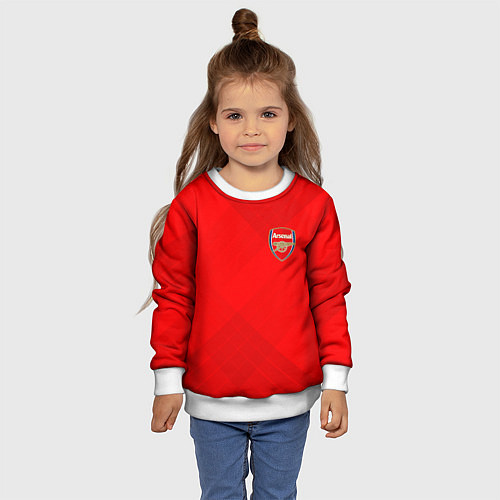 Детский свитшот ARSENAL / 3D-Белый – фото 4