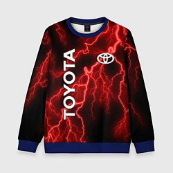 Свитшот детский TOYOTA, цвет: 3D-синий