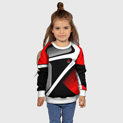 Свитшот детский Mitsubishi ФОРМА, цвет: 3D-белый — фото 2