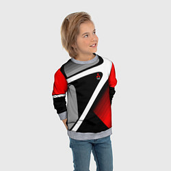 Свитшот детский Mitsubishi ФОРМА, цвет: 3D-меланж — фото 2