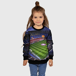 Свитшот детский FC BARCELONA, цвет: 3D-черный — фото 2