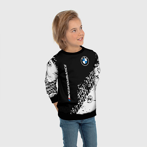 Детский свитшот BMW БМВ / 3D-Черный – фото 3